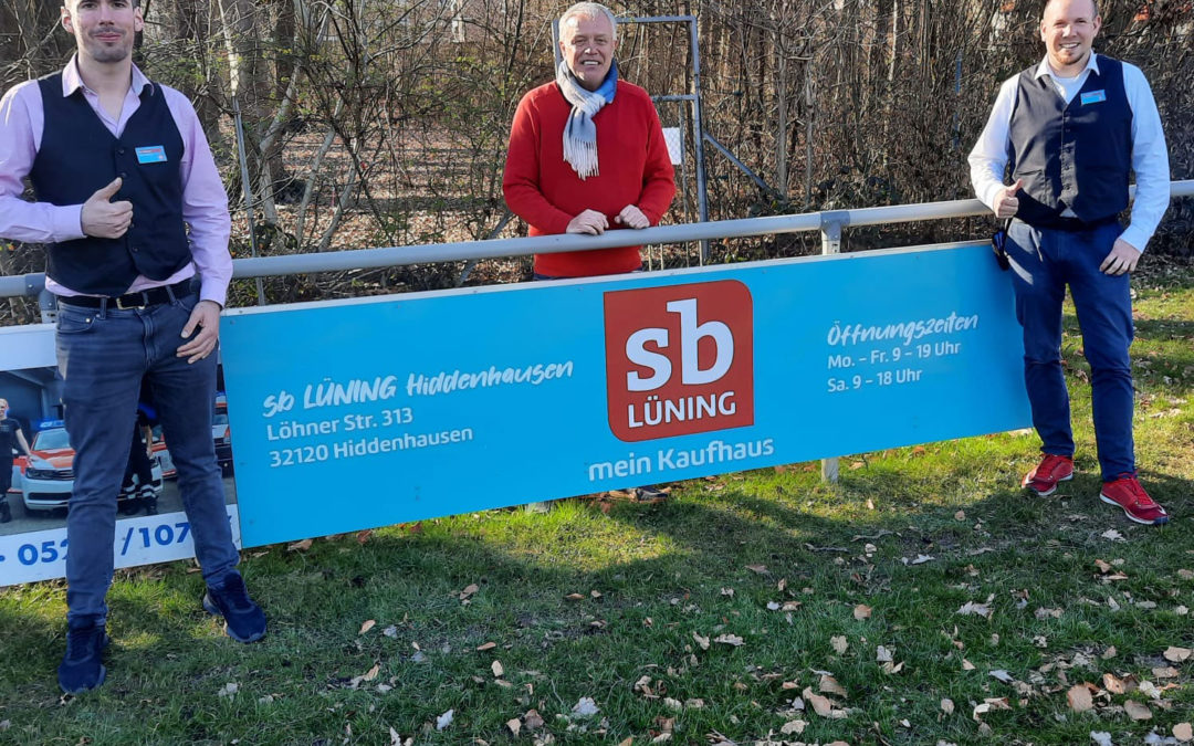sb LÜNING Hiddenhausen ist neuer Sponsor & Premium Partner der Spielvereinigung Hiddenhausen