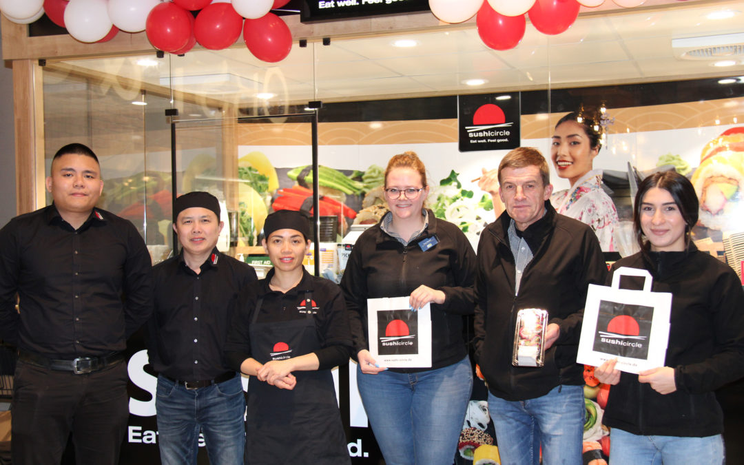 Handgerolltes Sushi im Elli-Markt Delbrück