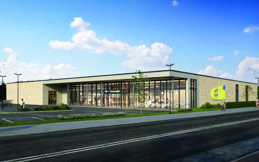 Erschließungsarbeiten für neuen Elli-Markt in Avenwedde gestartet